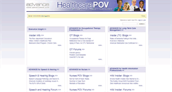 Desktop Screenshot of community.advanceweb.com