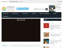 Tablet Screenshot of laboratory-manager.advanceweb.com